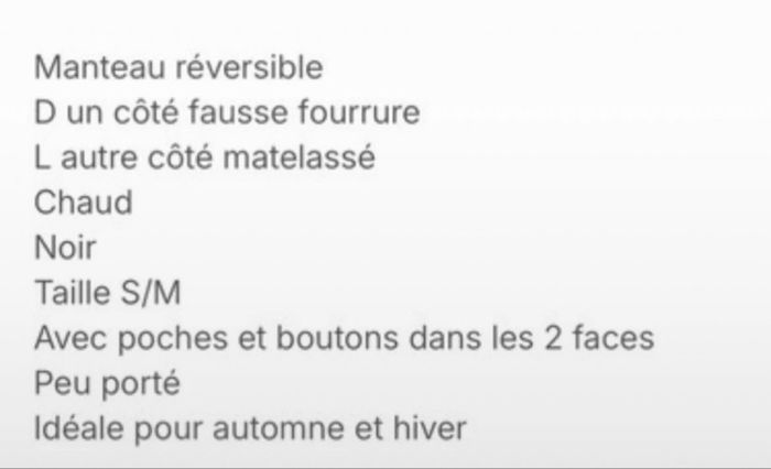 Manteau - photo numéro 6