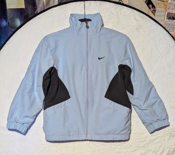 Veste Nike Bleue Claire Légère Sport Vêtement Tendance Mode Filles