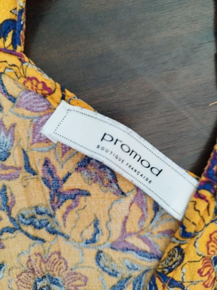 Très joli top imprimé Promod taille 38 comme neuf - photo numéro 3
