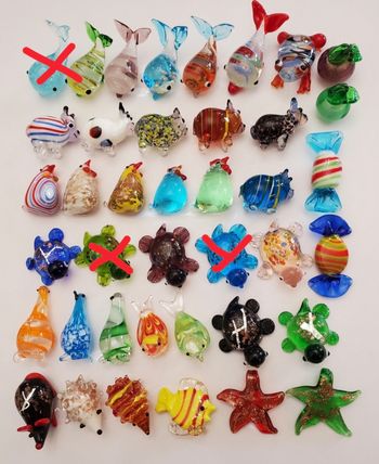 Fève en verre Clamecy 