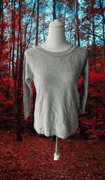 Blouse grise avec noeud au dos, Made in italy marella sport, taille S