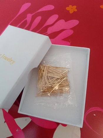 Lot de tiges à têtes plates pour la création de bijoux