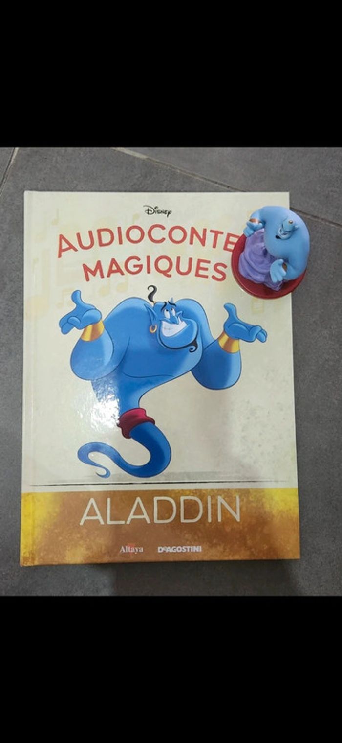 Numéro04 Livre et figurine édition audiocontes Magiques Altaya édition disney audio compte conte