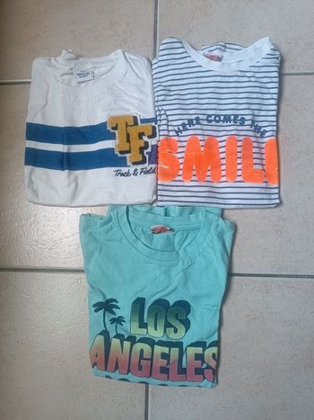 Lot de 3 Tee shirts Tape à l'oeil 8 ans