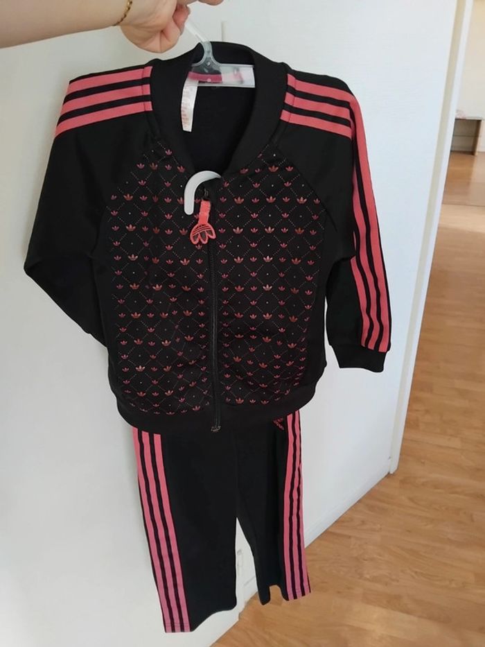 Ensemble jogging Adidas taille 92 fille (2/3ans - photo numéro 7