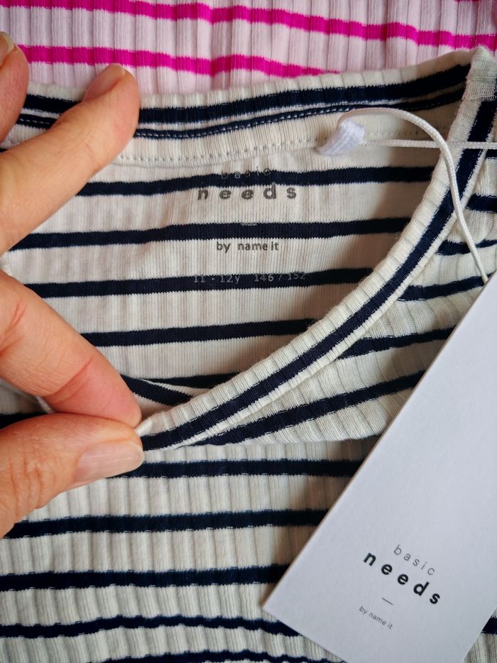 Lot de manches longues name it 11_12 ans neuf - photo numéro 4