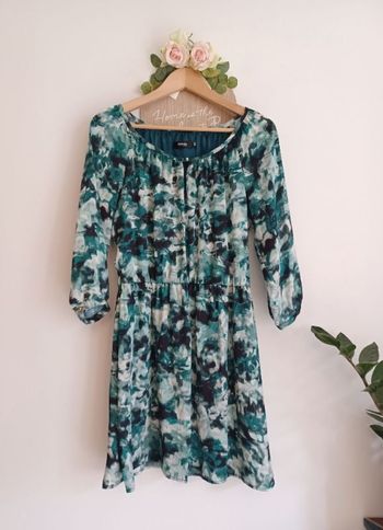 Robe idéale cocktail / soirée dominante vert Formula Joven Taille 38