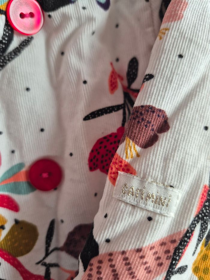 Veste / manteau Catimini 3 mois – imprimé floral – excellent état - photo numéro 6
