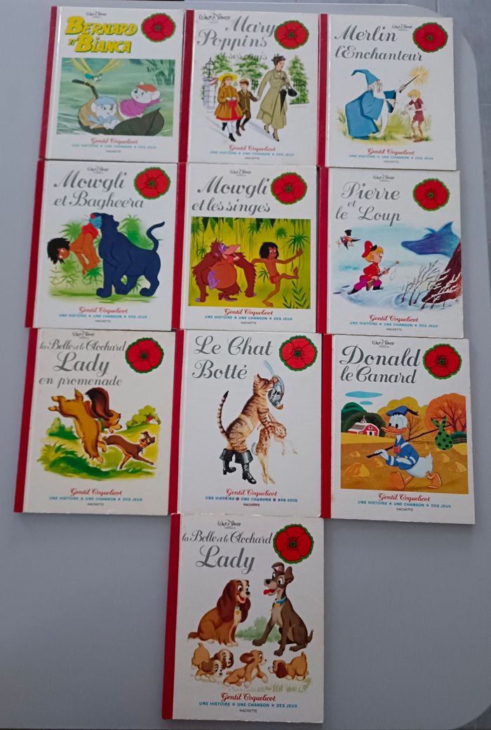 Lot de livres Disney Vintage