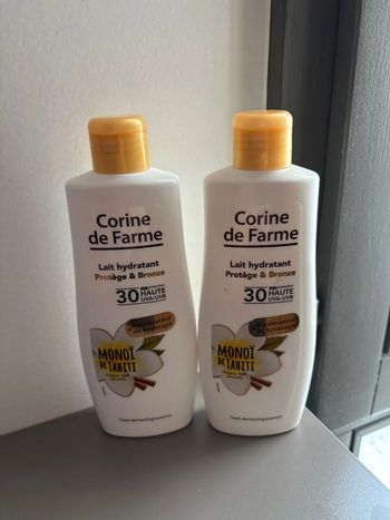 Lait hydratant Protège & Bronze SPF 30 : Lot de 2