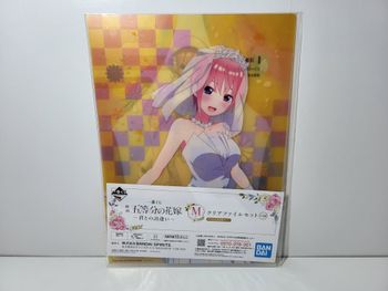 The Quintessential Quintuplets Porte Document Clear File Kuji M Ichika 22X31 Cm