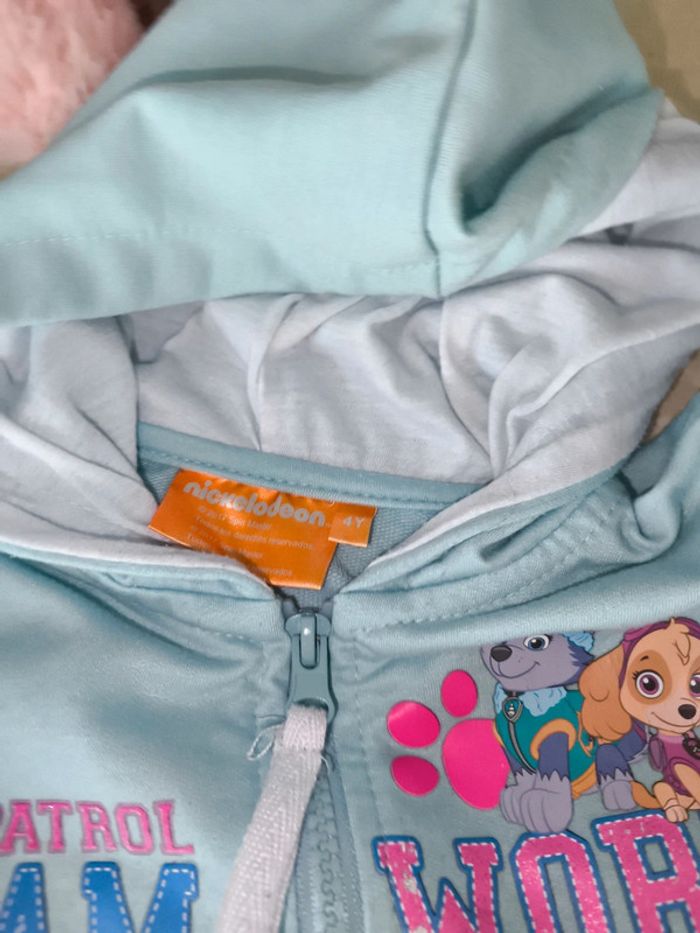 🪷adorable gilet zippé pat patrouille 4 ans - photo numéro 4
