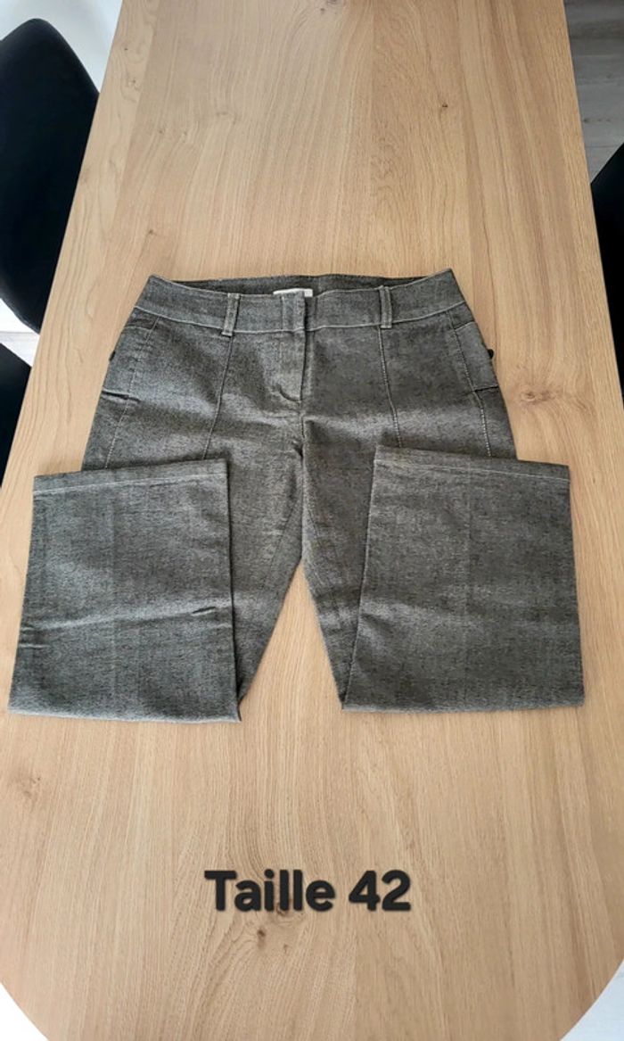 🟣 Pantacourt Gris Neuf Promod en 42 🟣 - photo numéro 7