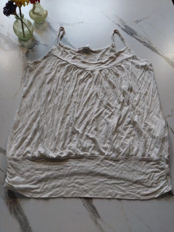 Débardeur h&m blanc t 40