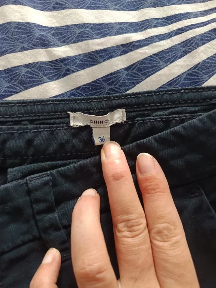 Pantalon Chino jules t36 tbe - photo numéro 3