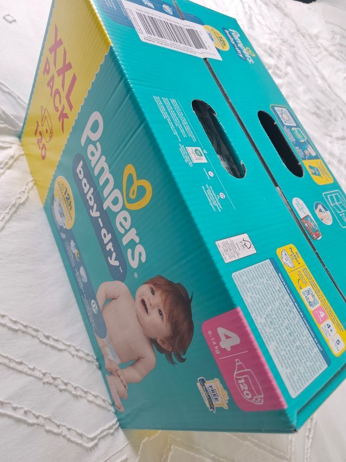 Pampers Baby-Dry Taille 4 XXL Pack 120 couches - photo numéro 2