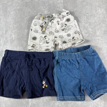 Lot 3 shorts bébé 6mois