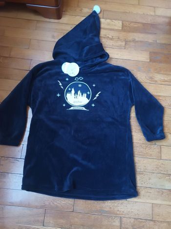 Polaire harry potter 13 ans 14 ans à capuche marine neuf