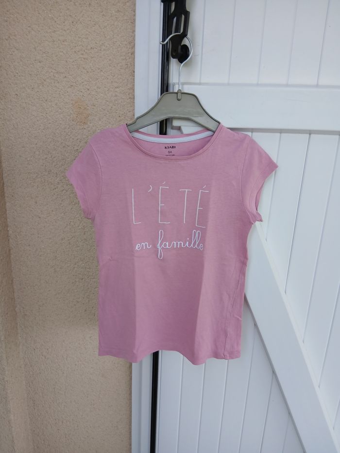 Tee-shirt filles kiabi taille 8 ans - photo numéro 1
