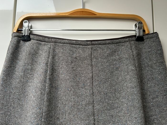 Jupe marron chiné Yessica - Taille 42 - photo numéro 2