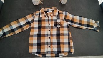 Chemise manches longues 3 ans Lulu castagnette