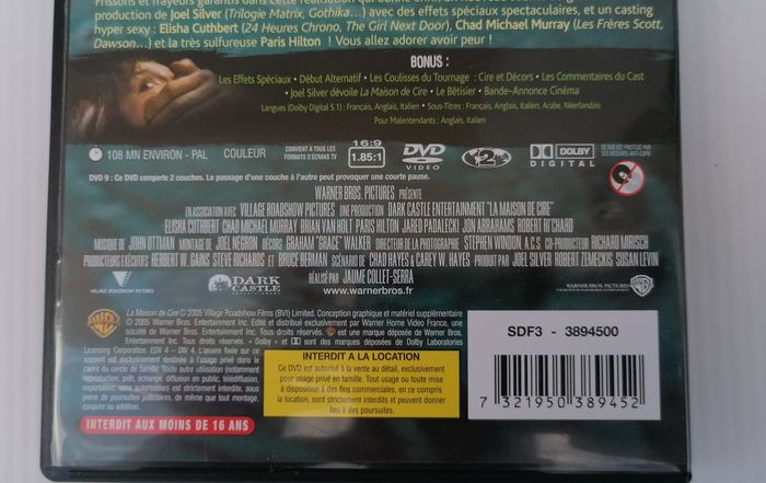 Dvd La maison de cire. - photo numéro 4