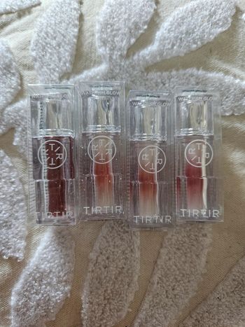 Lot 4 lip tints TirTir tons roses