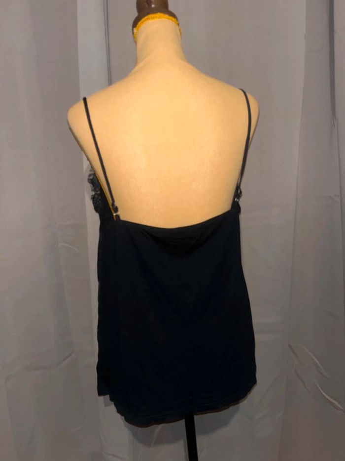 Debardeur bi matiere gémo noir XL - photo numéro 3