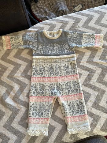 Combinaison clayeux avec laine