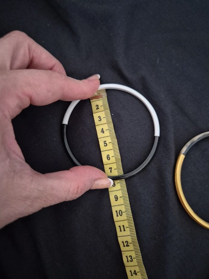 Lot de 2 bracelets neufs en corne de bœuf - photo numéro 2