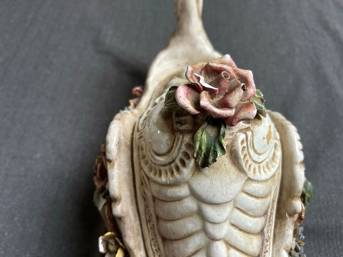 Somptueux Centre de Table / Soupière Décorative Style Capodimonte - photo numéro 2