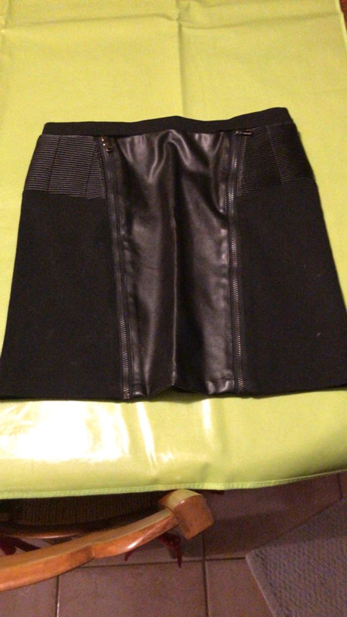 Jupe simili cuir