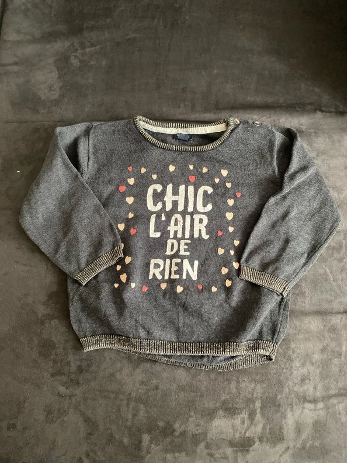 Pull kiabi 24 mois fille