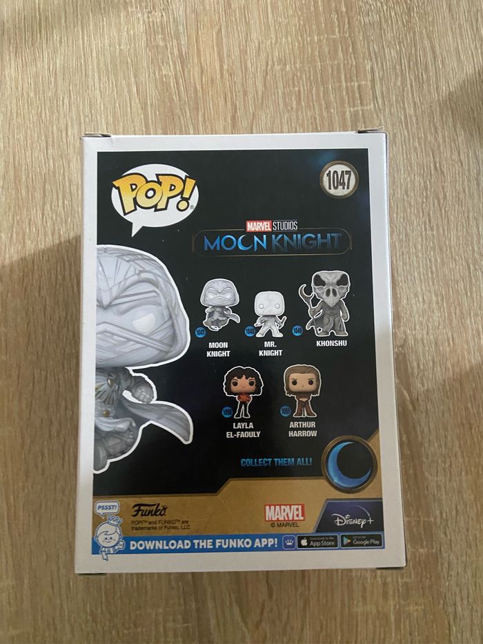 Funko pop Marvel moon Knight 1047 GITD - photo numéro 3