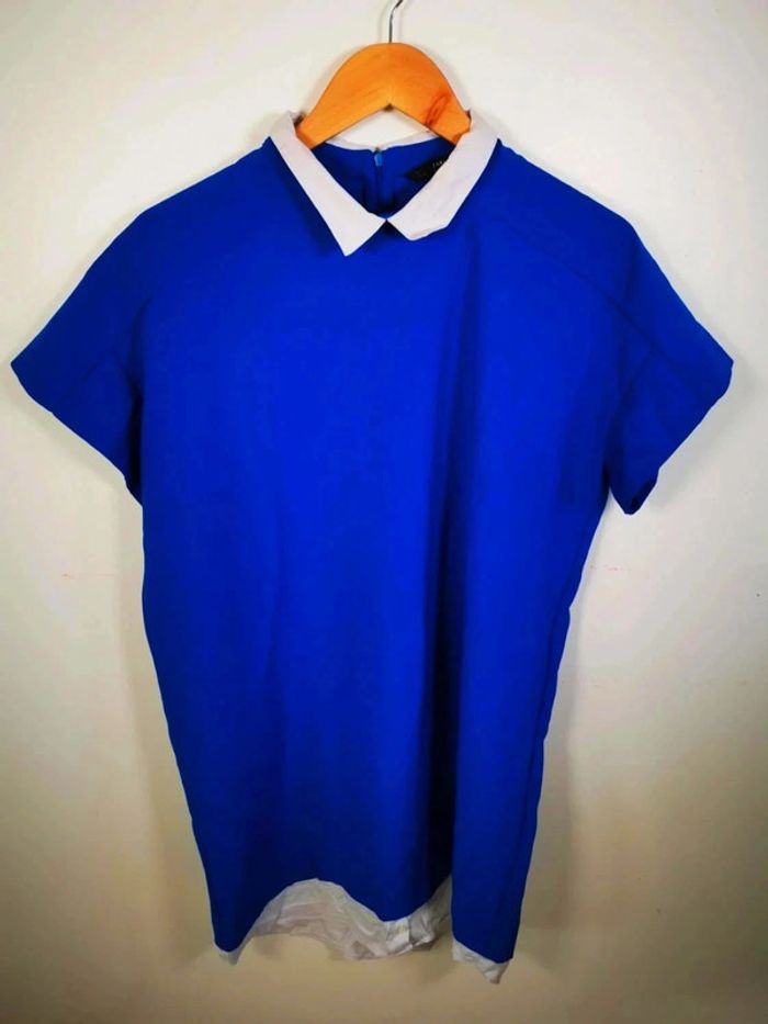 C34 robe bleu zara L