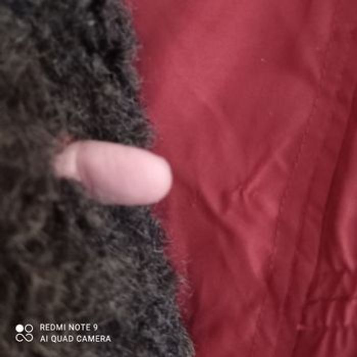 Manteau doudoune brique orangé t42/44 - photo numéro 3