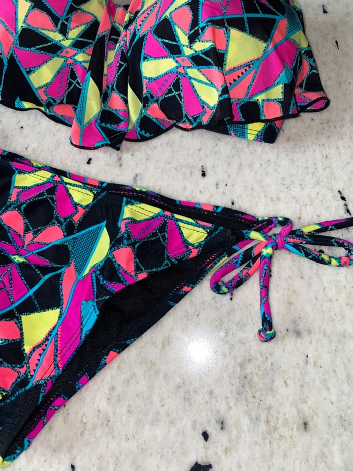 Maillot de bain 2 pieces multicolore Océan club 34 - photo numéro 3