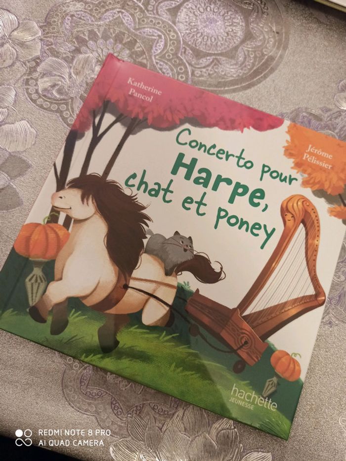 Livre Concerto pour Harpe, chat et poney
