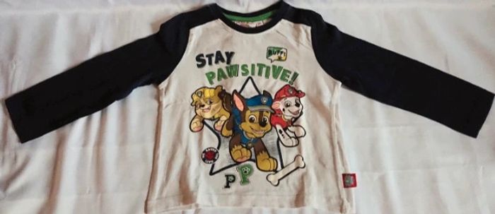 Tee-shirt paw patrol manche longue.