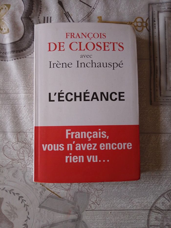 Livre L'échéance
