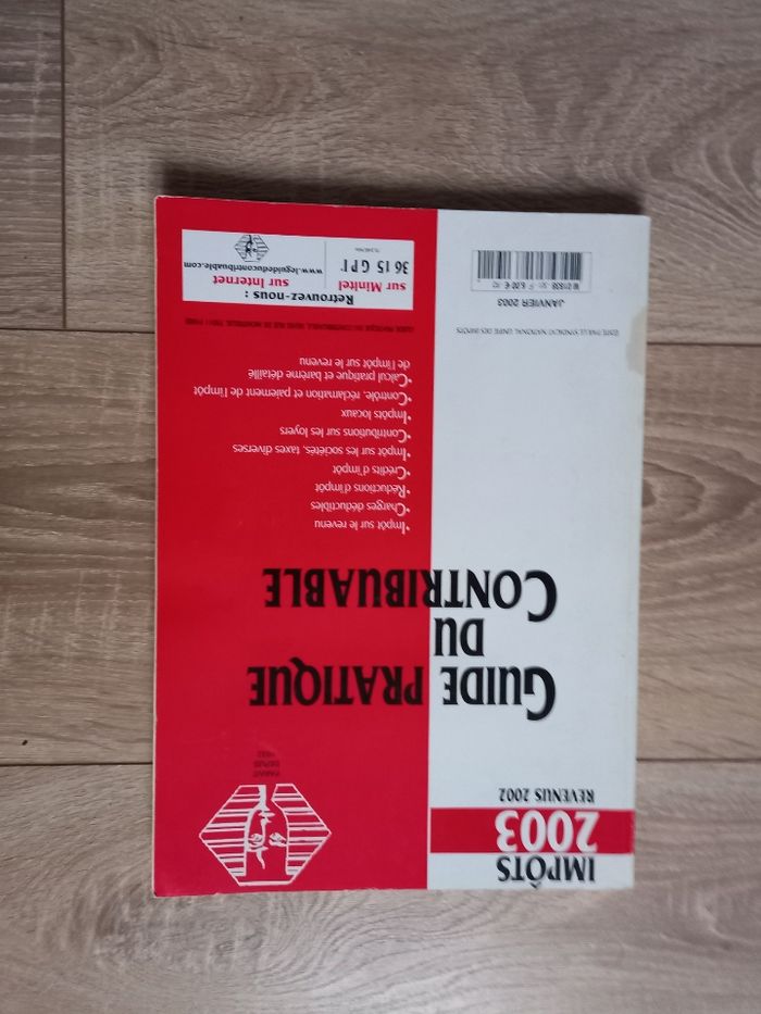 Guide pratique du contribuable 2003 Poitou Charentes