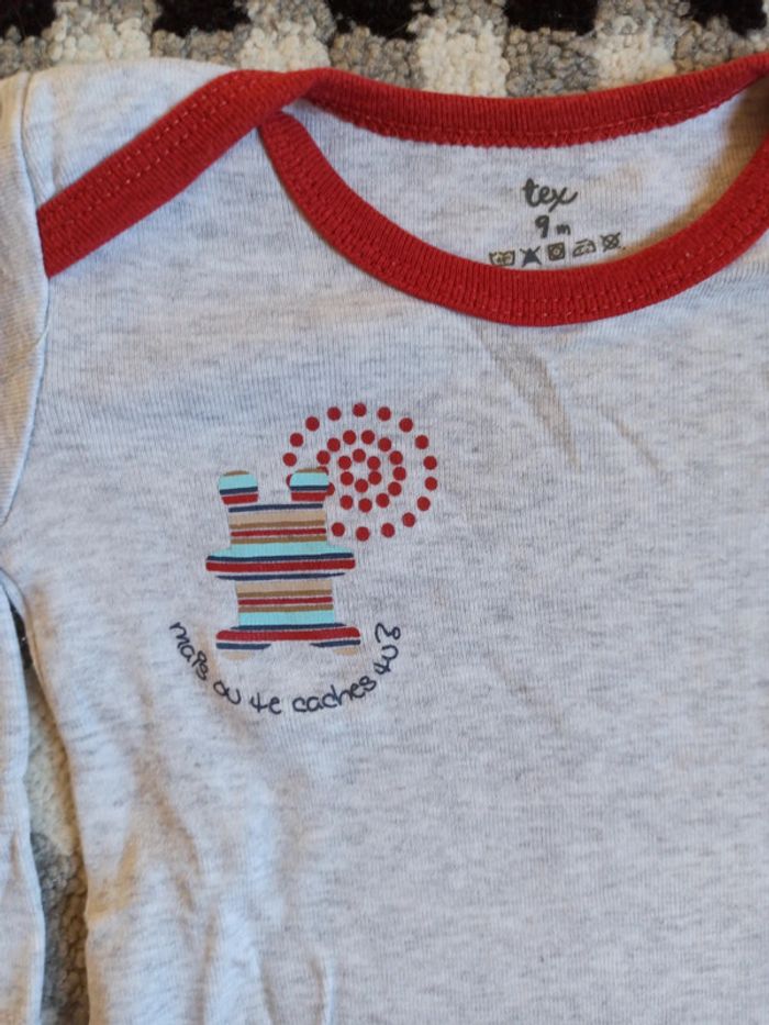 Lot de 3 grenouillères ML - Taille 9 mois - photo numéro 9