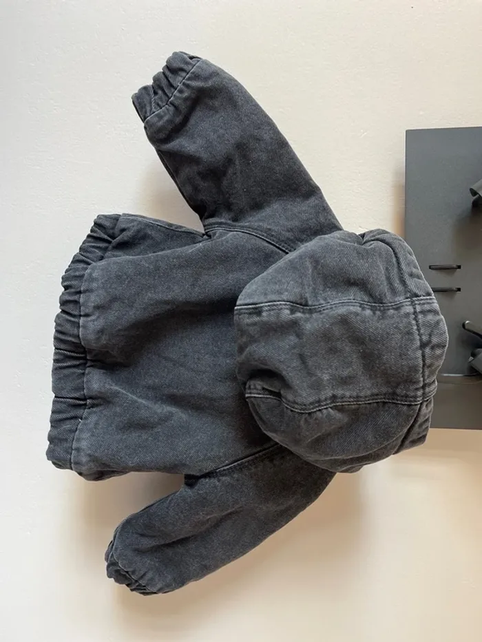 Veste neuve jeans Verbaudet taille 3 mois - photo numéro 4