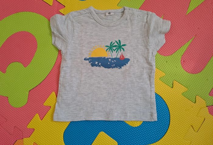 Ensemble t-shirt manches courtes jogging, zeeman, taille 3 mois (62 cm) - photo numéro 2