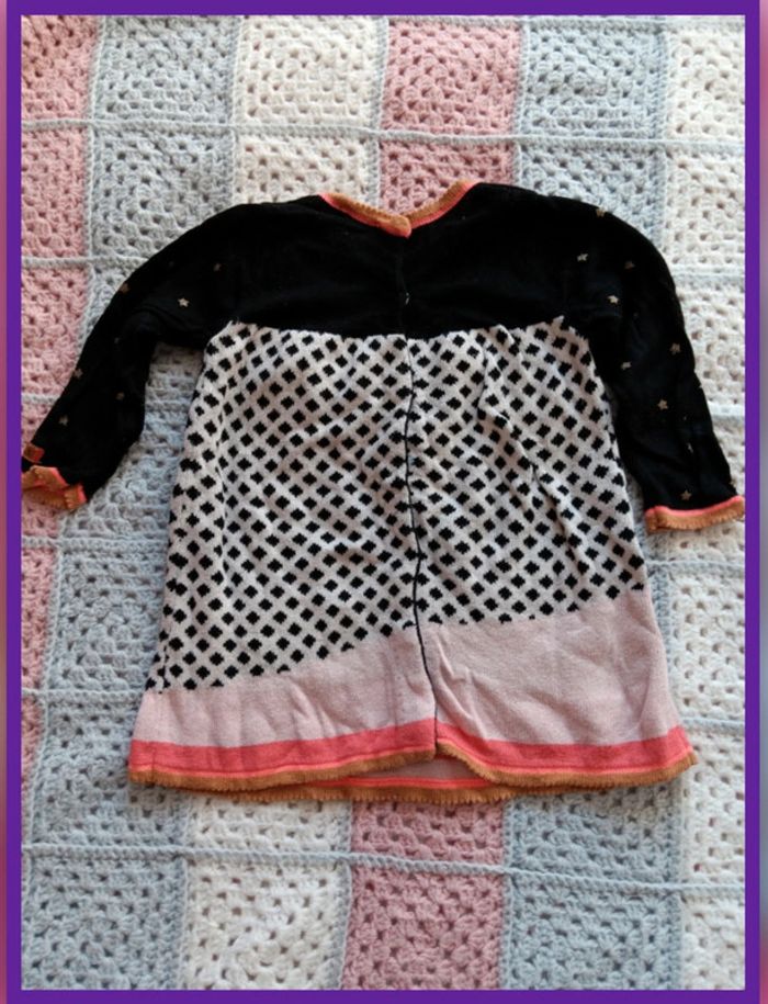 Joli ensemble robe collants 3 mois catimini - photo numéro 5