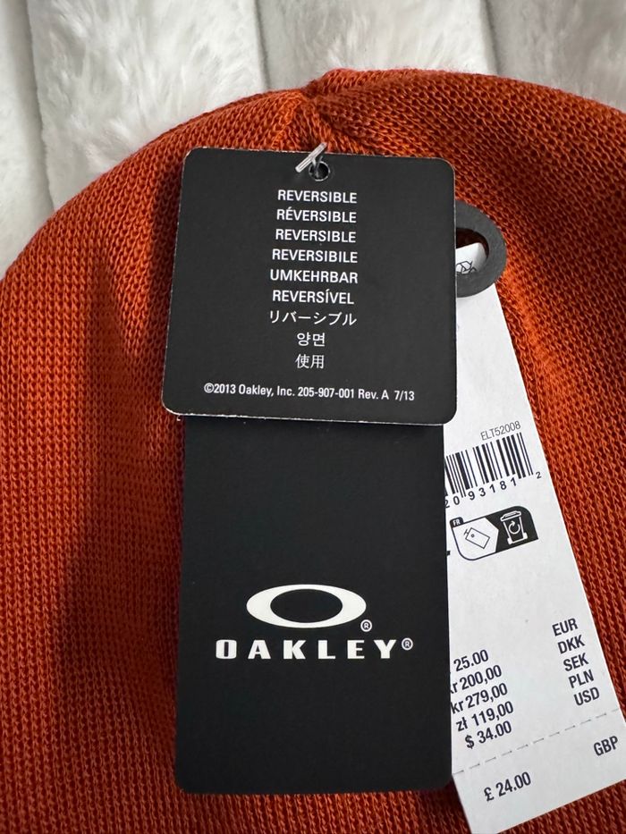 bonnet oakley rouge éclipse - photo numéro 5