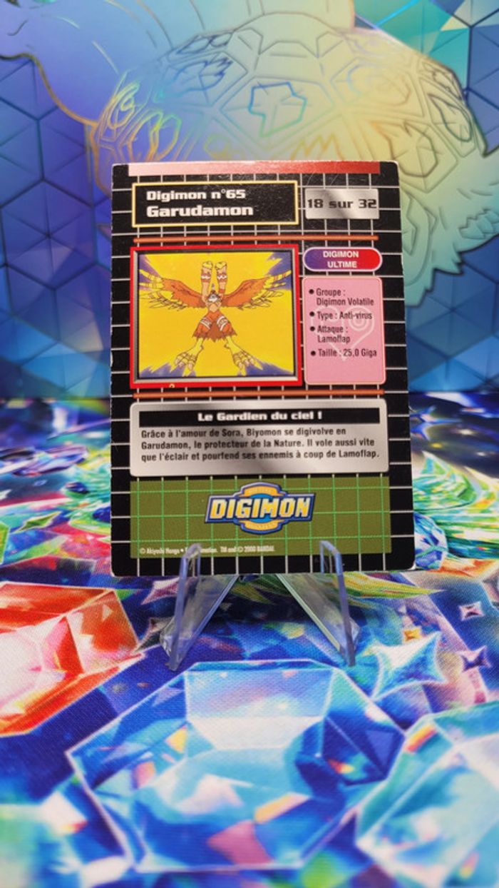 Carte Digimon Garudamon 18/32 (FOIL) Édition Série TV 1999 - photo numéro 2