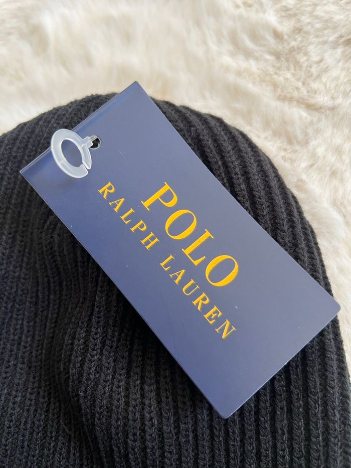 Bonnet Ralph Lauren noir - photo numéro 2