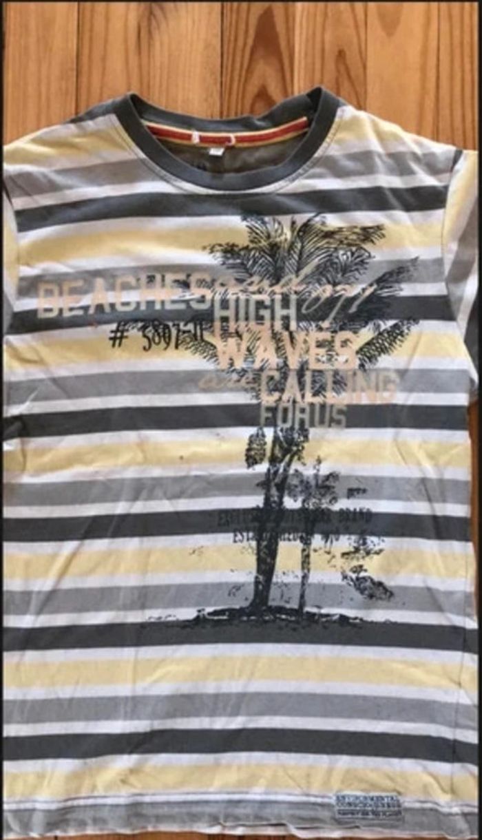 🤩10 ans 11 ans 12 ans here and there superbe tee shirt en coton bio - photo numéro 3