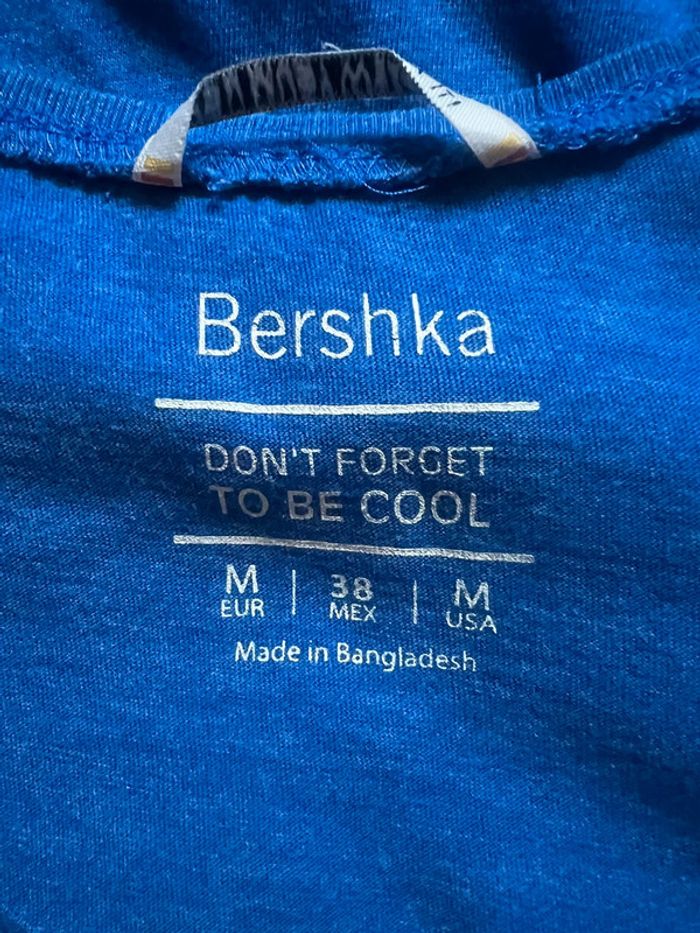 Débardeur homme bleu Bershka taille M - photo numéro 4